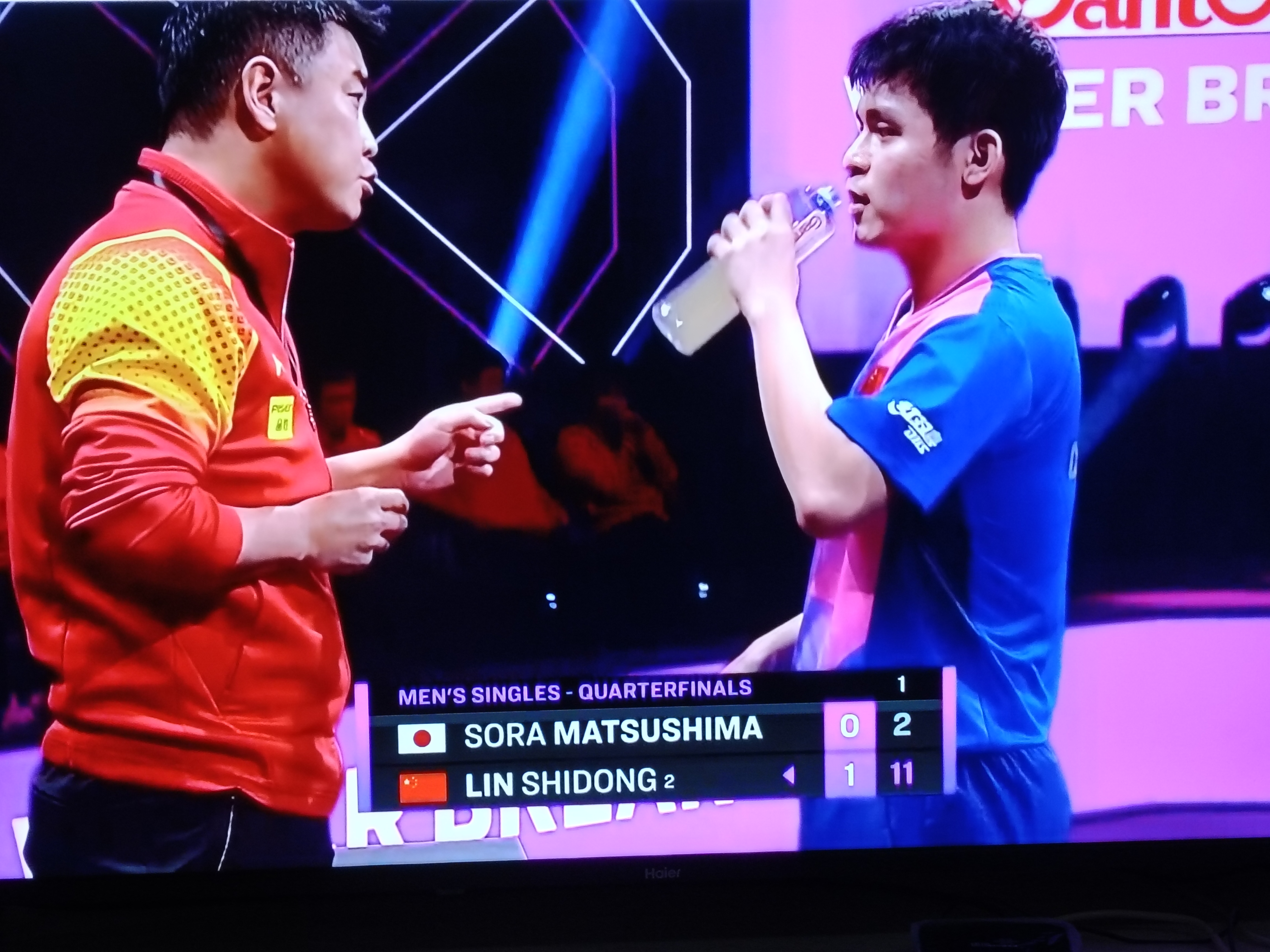 瑞典队险胜日本队，许昕统治全场